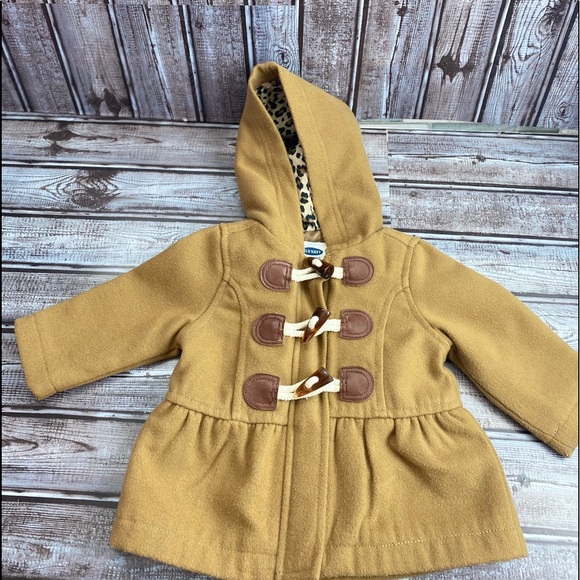 Old Navy Other - Old navy baby girl peplum duffel coat.